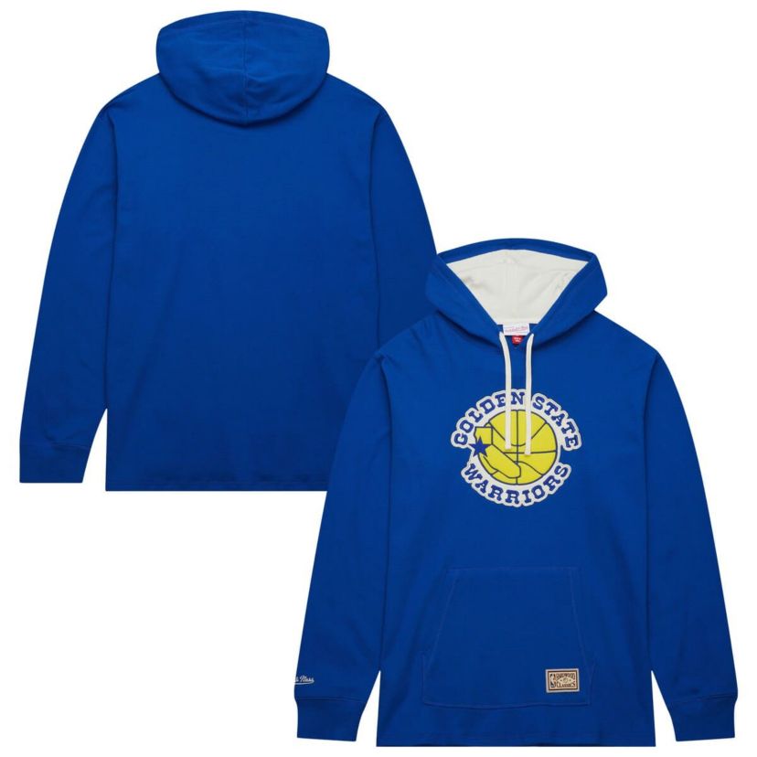 NBA Golden State Warriors Hardwood Classics Lightweight Thermal Pullover Hoodie
