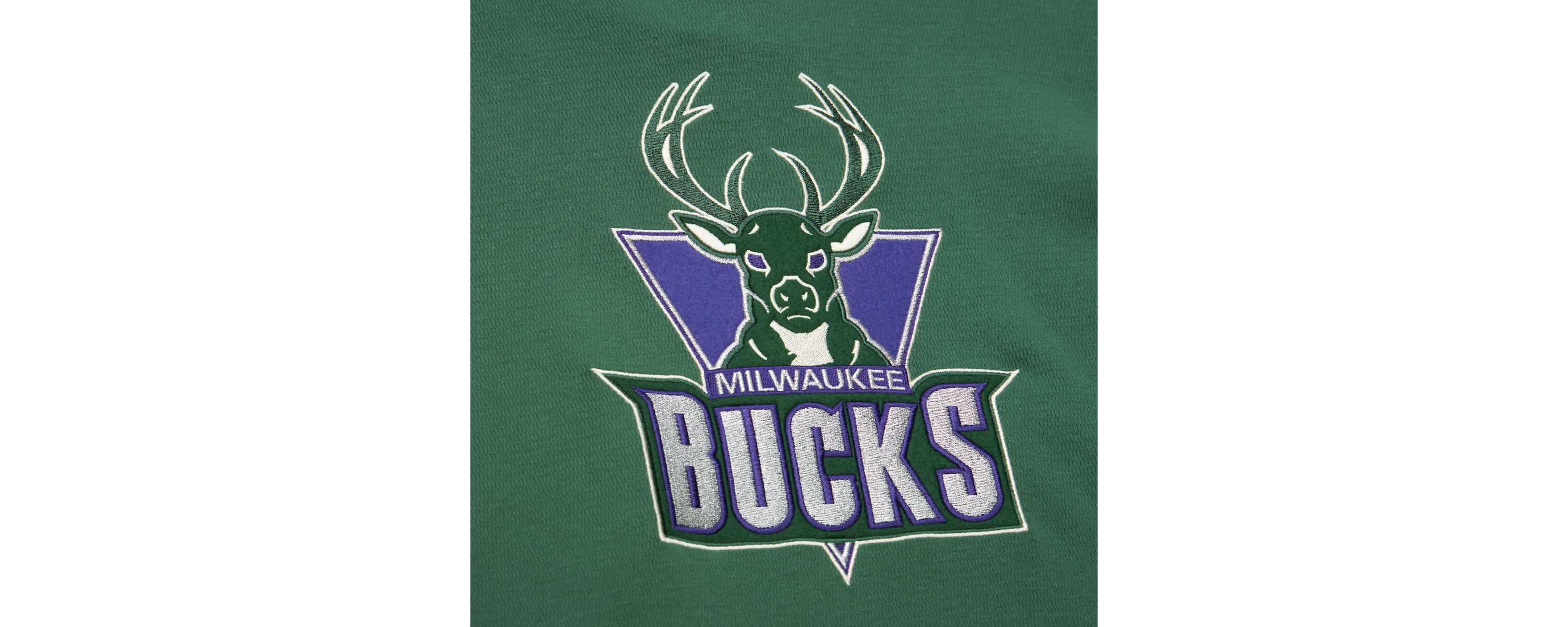 NBA Milwaukee Bucks Hardwood Classics Lightweight Thermal Pullover Hoodie