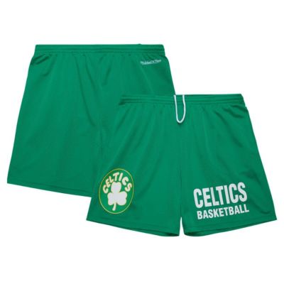 Mitchell & Ness Men's NBA Kelly Boston Celtics Hardwood Classics Gameday Mesh Shorts