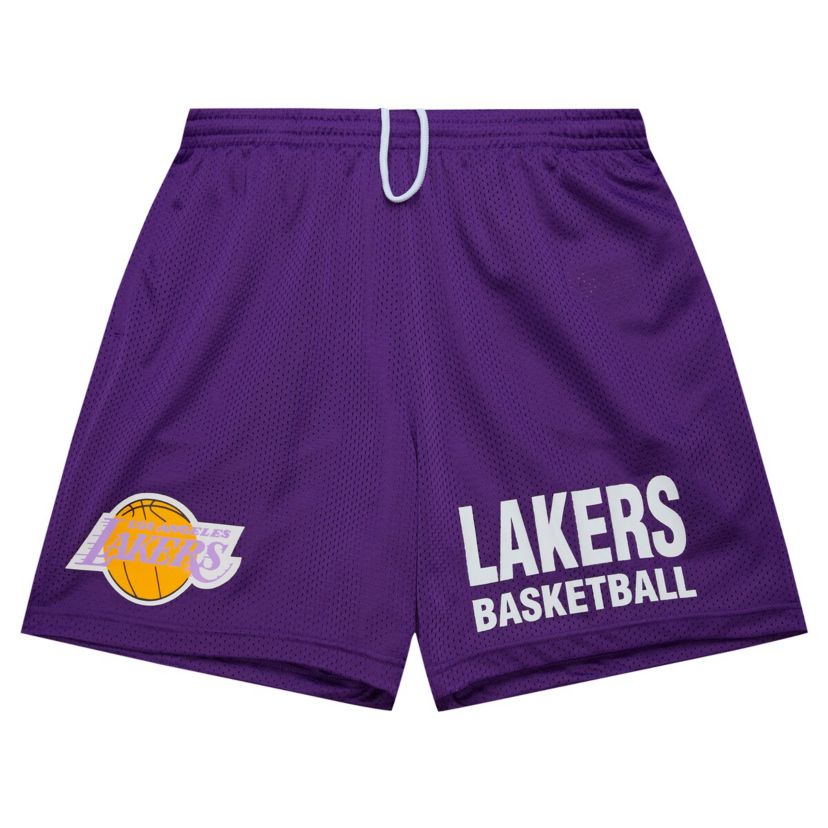 NBA Los Angeles Lakers Hardwood Classics Gameday Mesh Shorts
