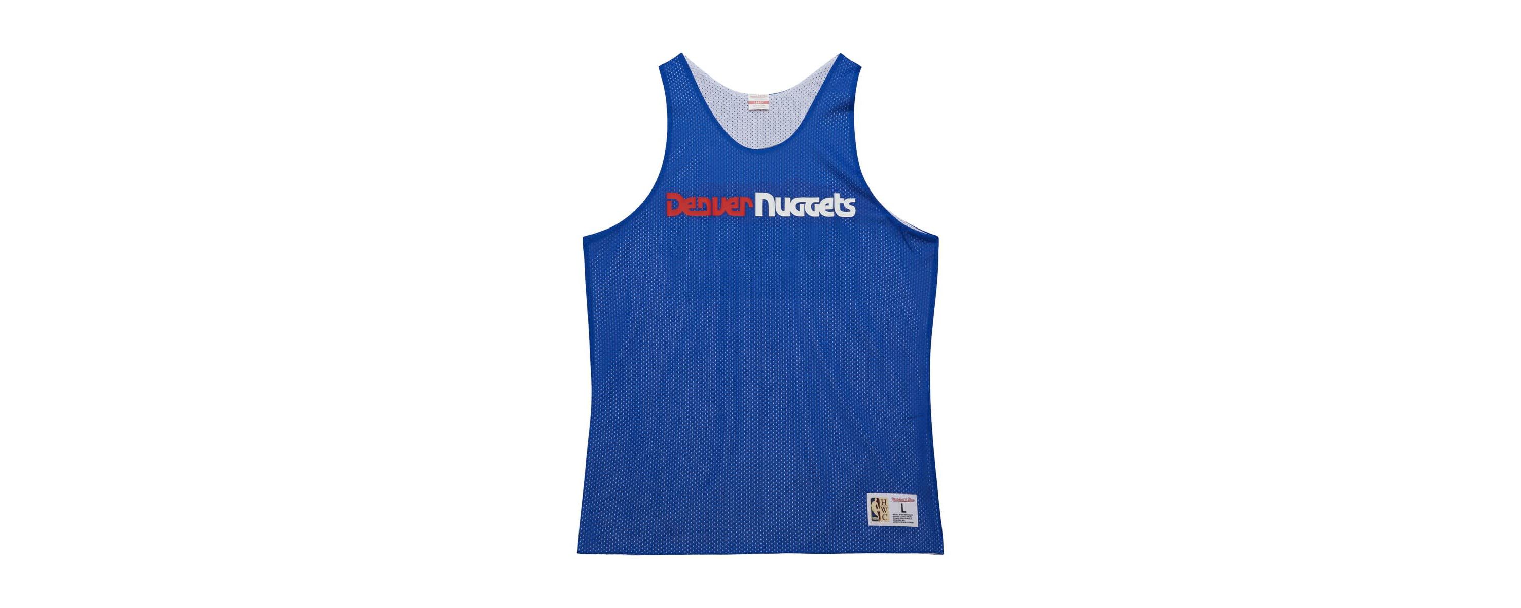 NBA Denver Nuggets Hardwood Classics Reversible Mesh Practice Jersey