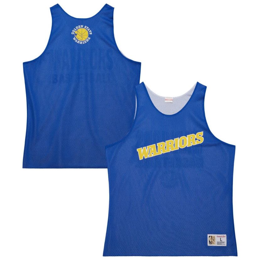 NBA Golden State Warriors Hardwood Classics Reversible Mesh Practice Jersey