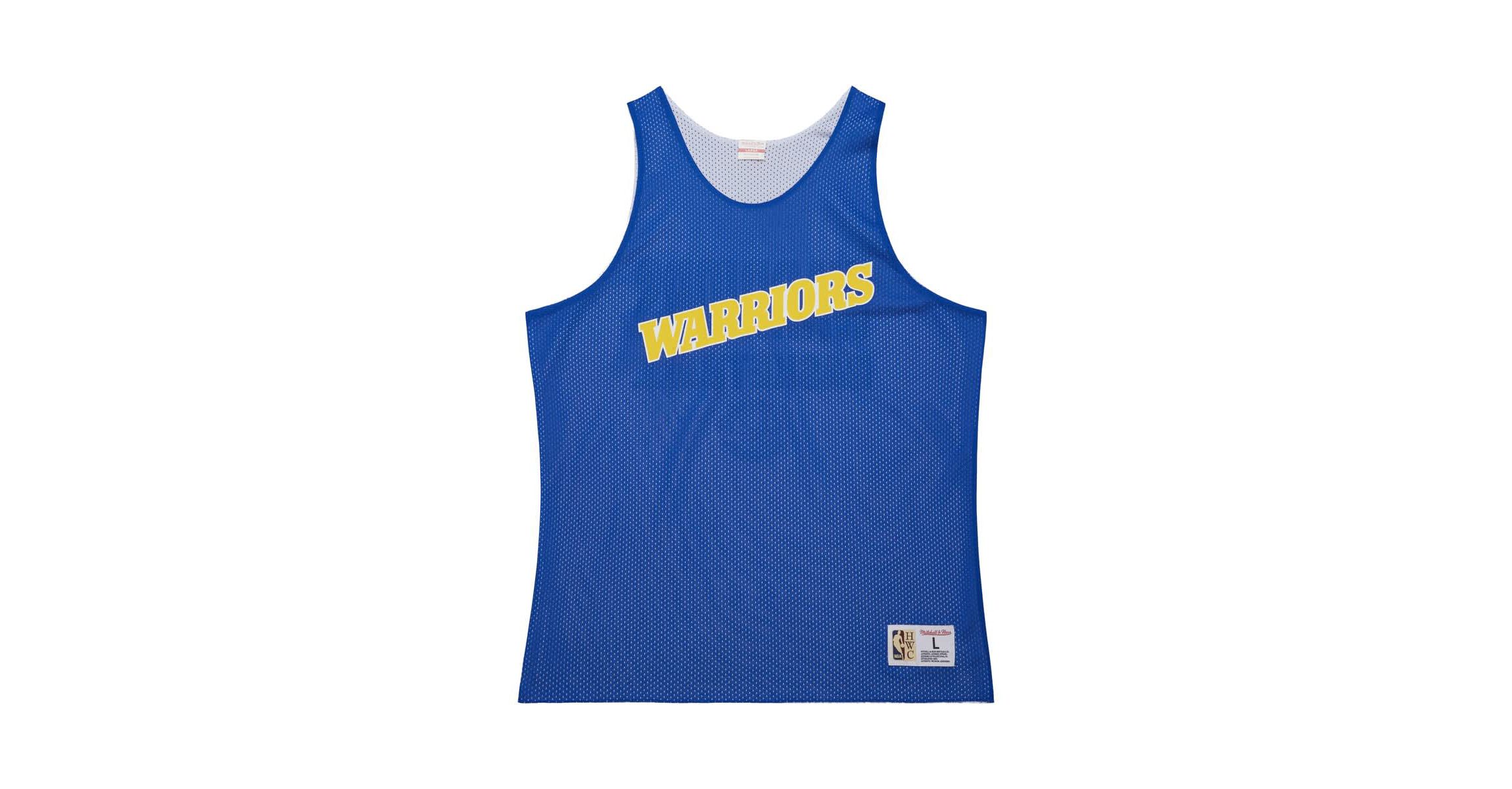 NBA Golden State Warriors Hardwood Classics Reversible Mesh Practice Jersey