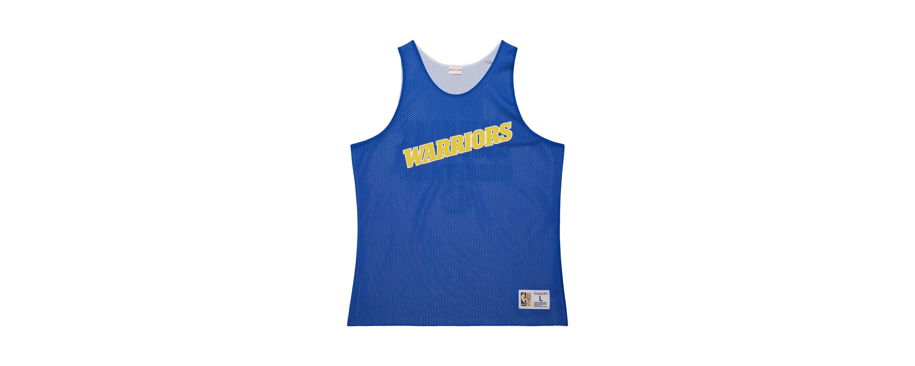 NBA Golden State Warriors Hardwood Classics Reversible Mesh Practice Jersey