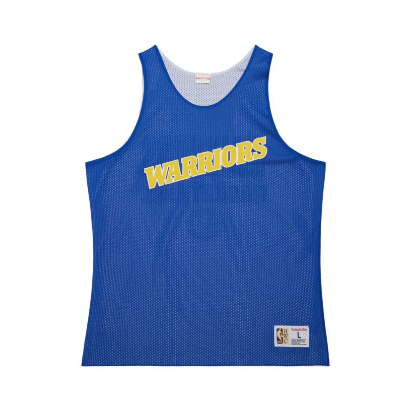 NBA Golden State Warriors Hardwood Classics Reversible Mesh Practice Jersey