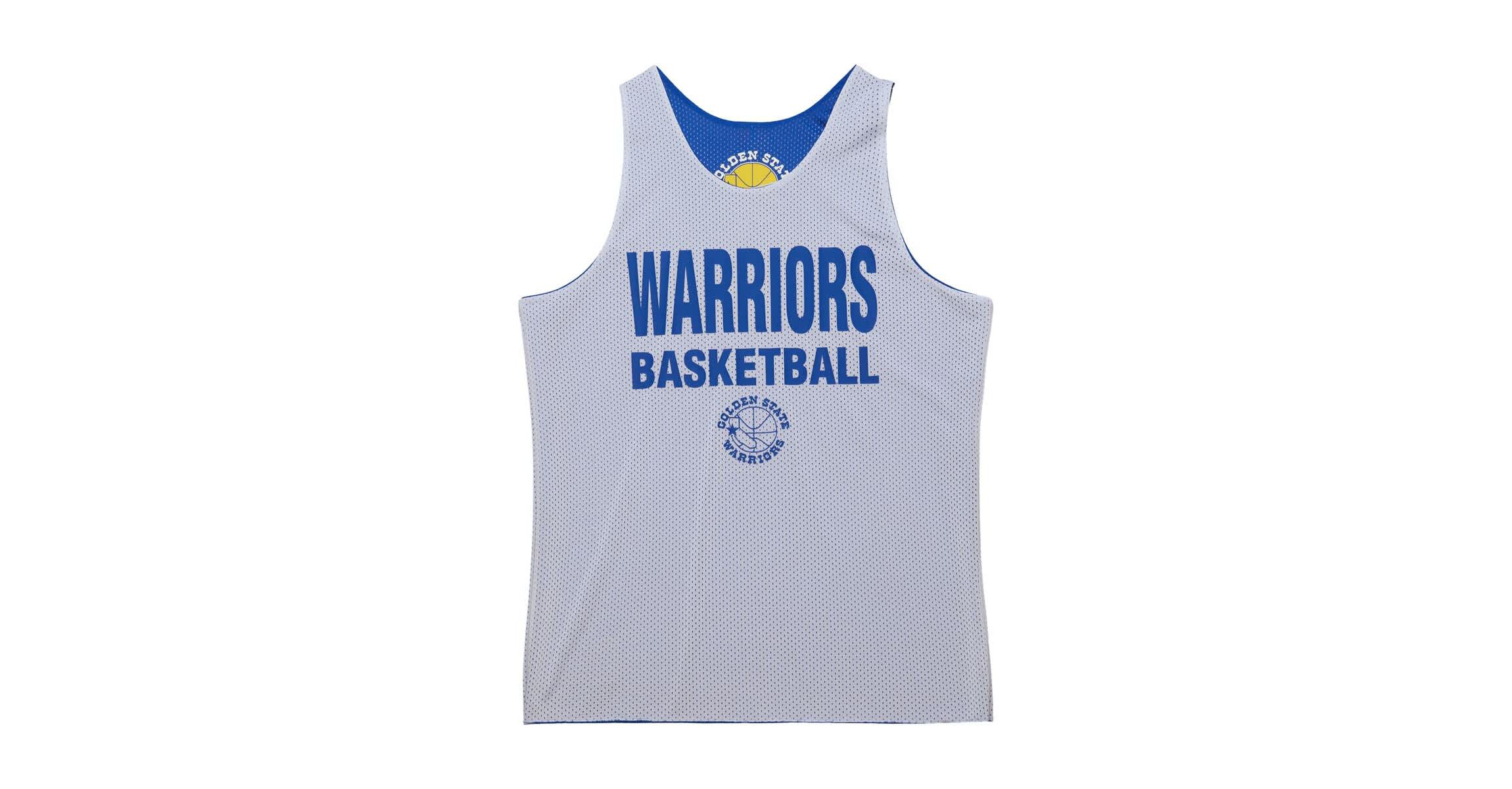 NBA Golden State Warriors Hardwood Classics Reversible Mesh Practice Jersey