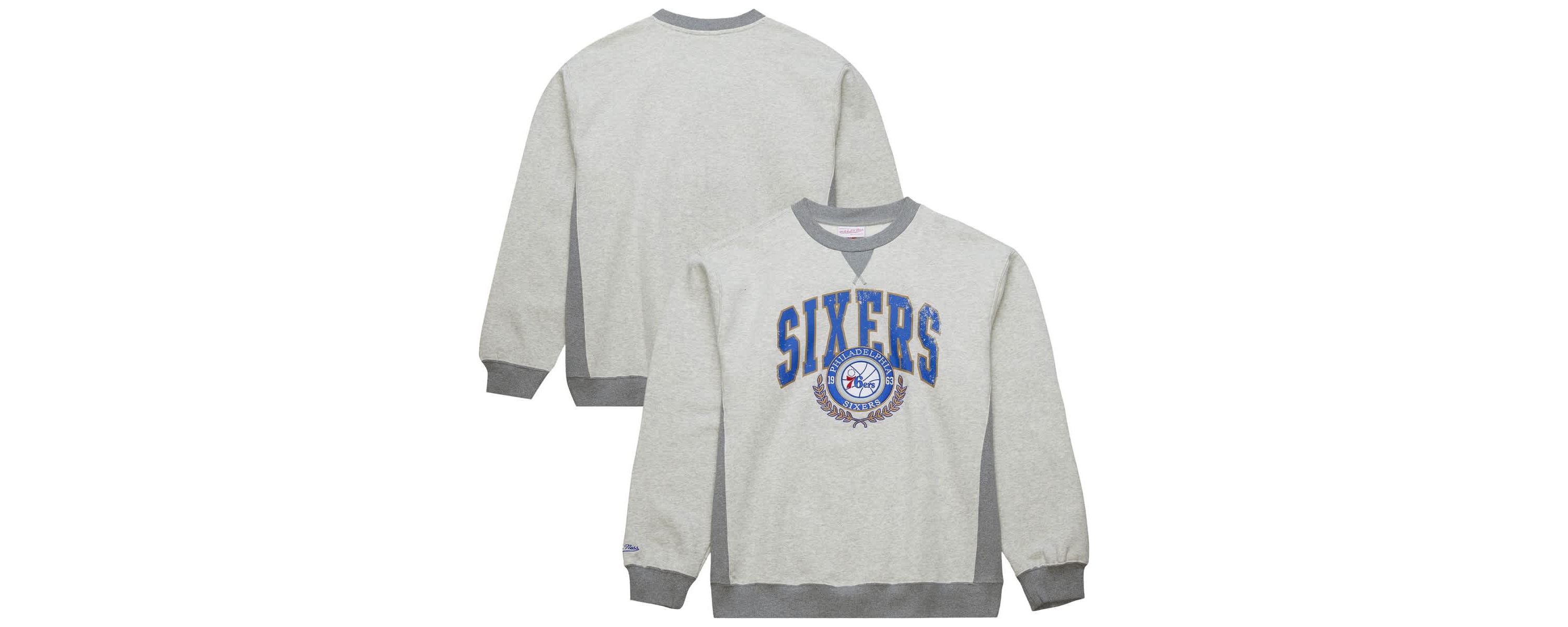 NBA Philadelphia 76ers Vintage Logo Pullover Sweatshirt