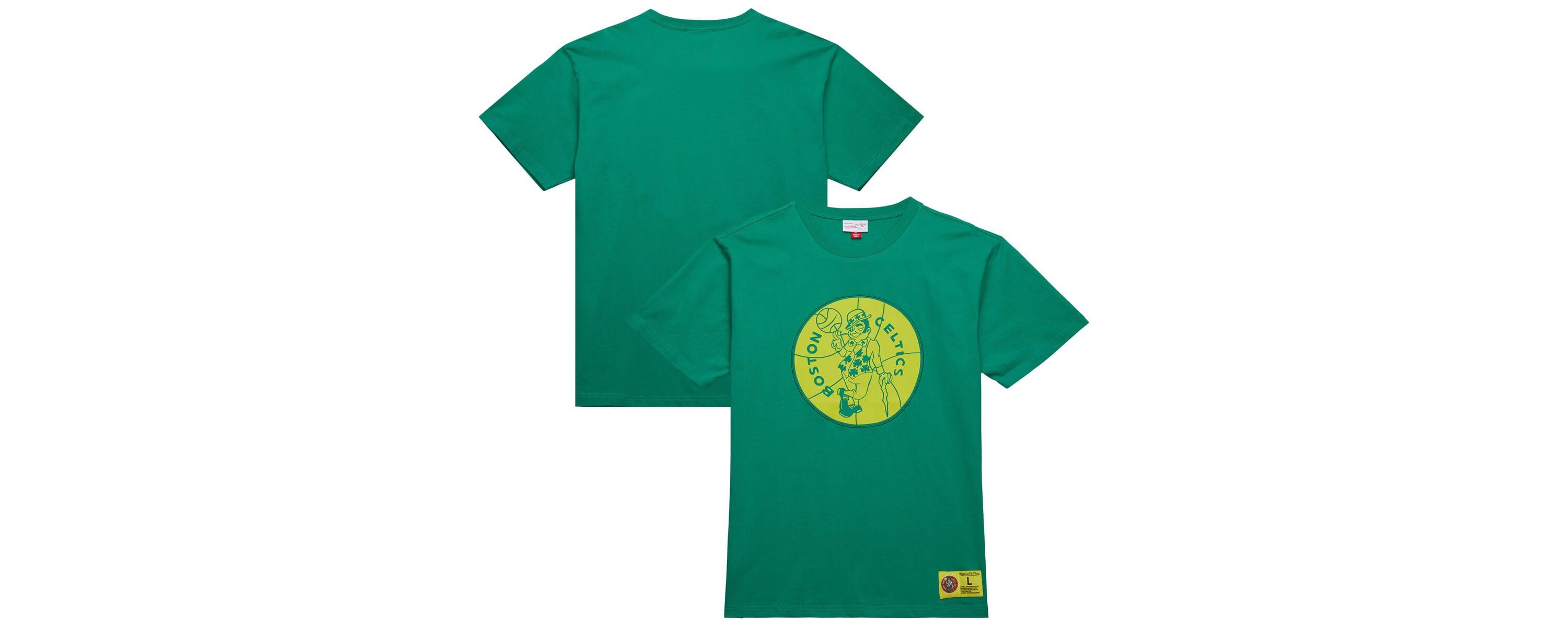 NBA Kelly Boston Celtics Hardwood Classics Neon Nights Premium T-Shirt