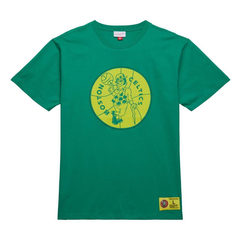 NBA Kelly Boston Celtics Hardwood Classics Neon Nights Premium T-Shirt