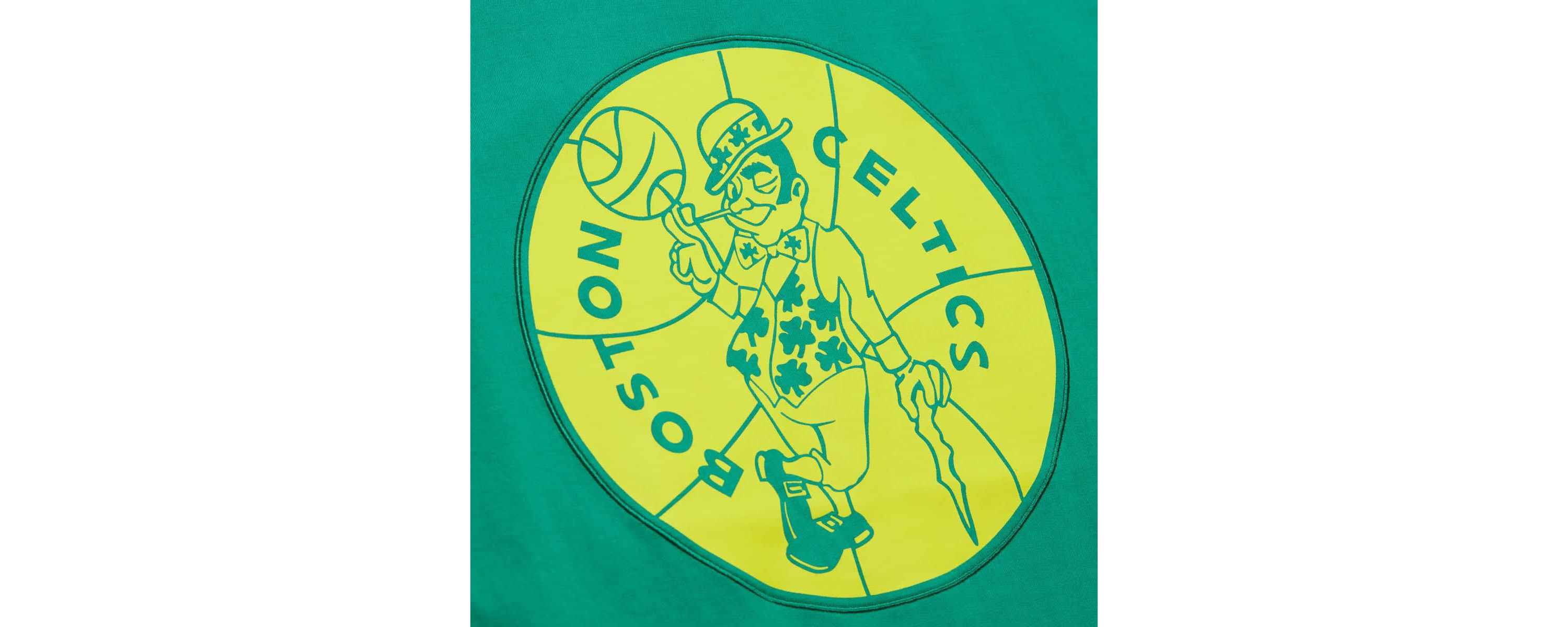 NBA Kelly Boston Celtics Hardwood Classics Neon Nights Premium T-Shirt