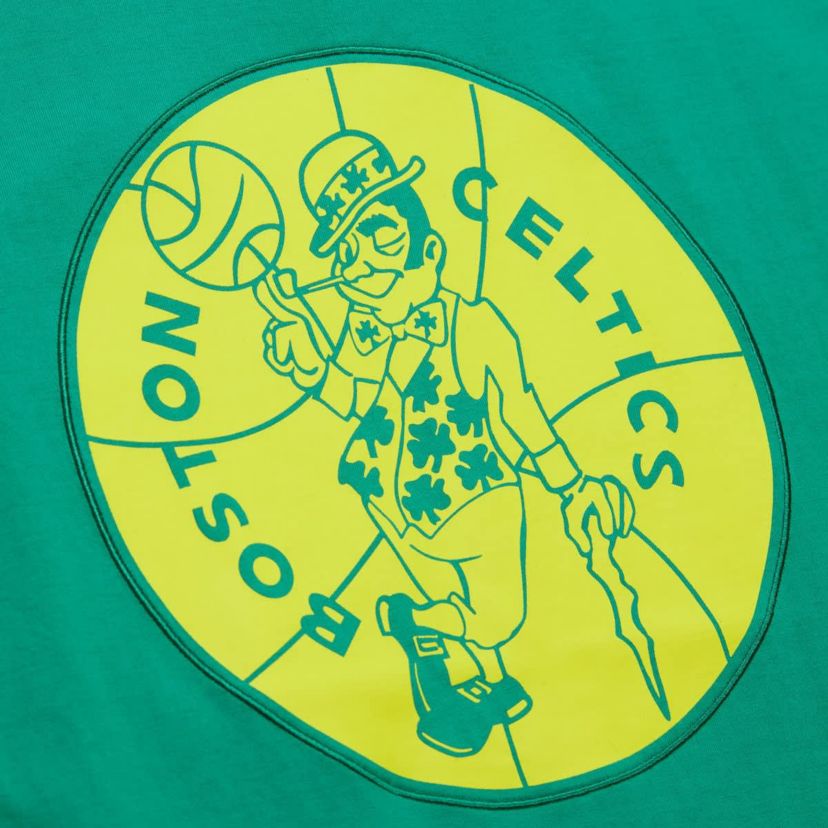 NBA Kelly Boston Celtics Hardwood Classics Neon Nights Premium T-Shirt