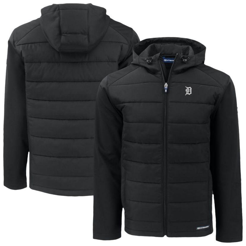 MLB Detroit Tigers Evoke Hybrid Eco Softshell Recycled Full-Zip Jacket