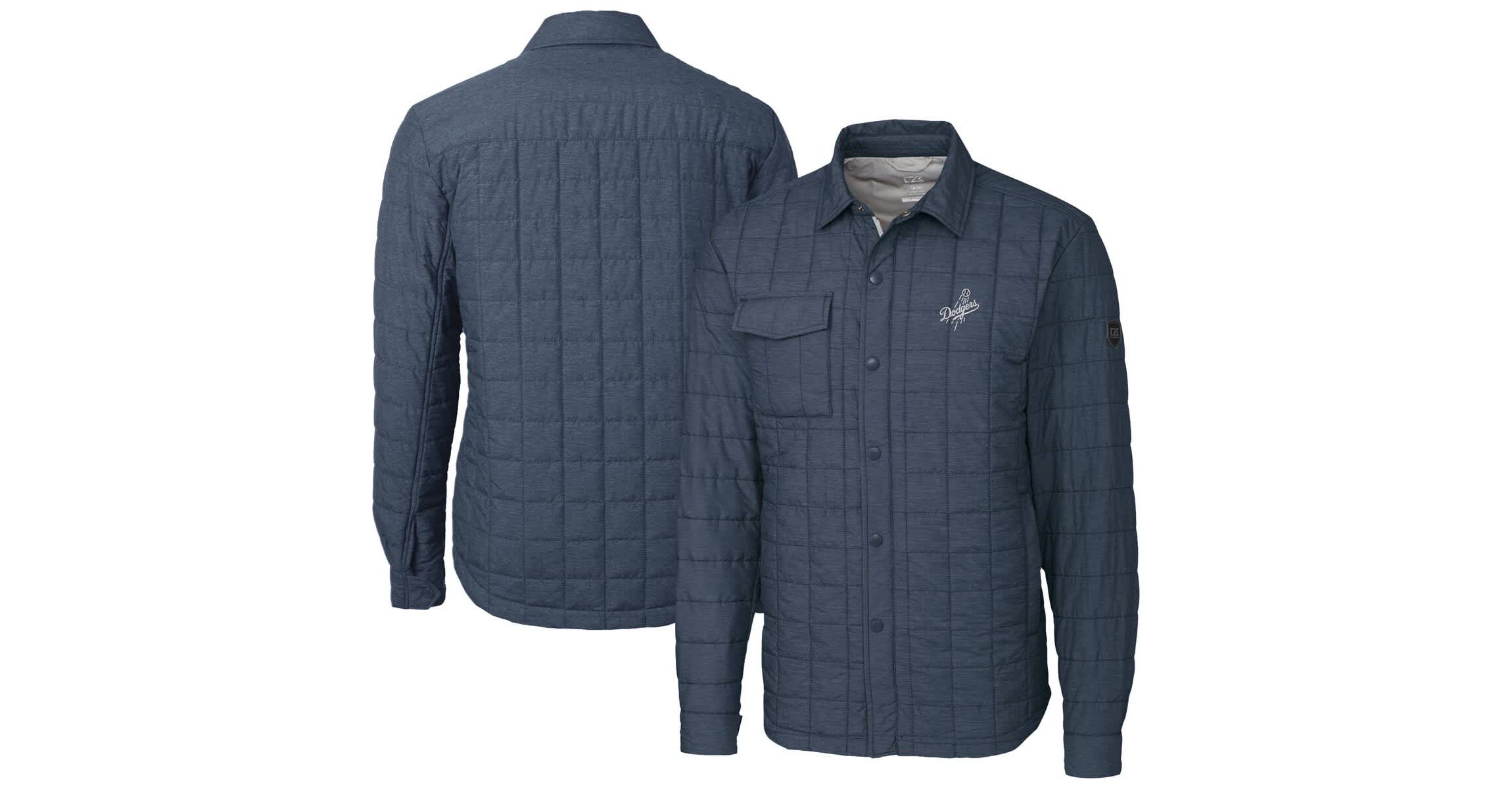 MLB Los Angeles Dodgers Rainier PrimaLoft® Eco Insulated Quilted Full-Zip Shirt Jacket