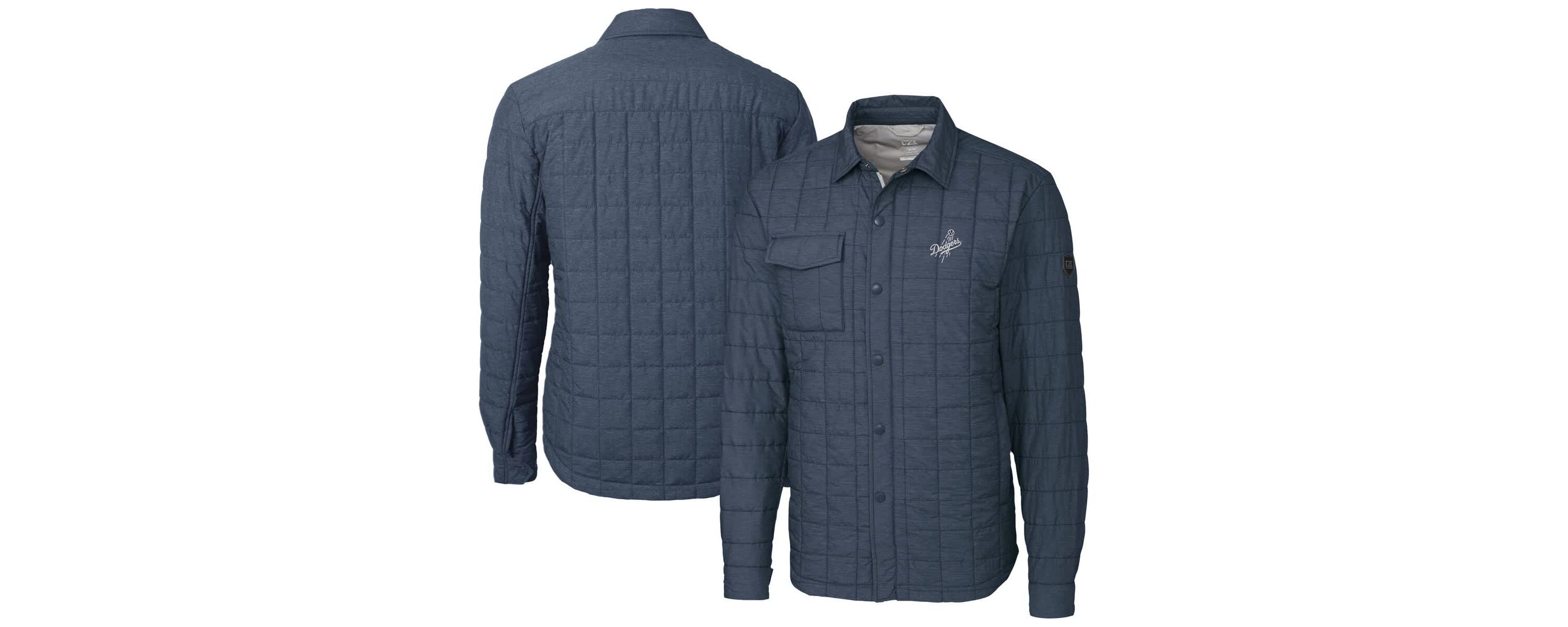 MLB Los Angeles Dodgers Rainier PrimaLoft® Eco Insulated Quilted Full-Zip Shirt Jacket