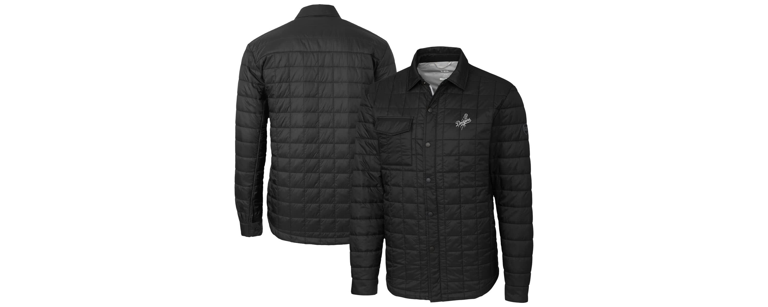 MLB Los Angeles Dodgers Rainier PrimaLoft® Eco Insulated Quilted Full-Zip Shirt Jacket