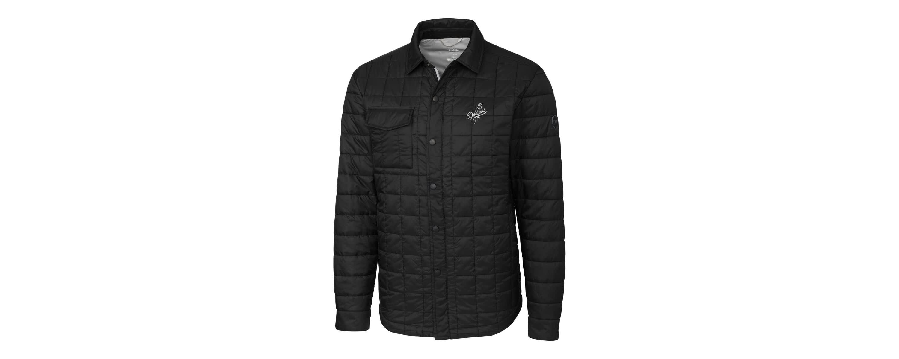 MLB Los Angeles Dodgers Rainier PrimaLoft® Eco Insulated Quilted Full-Zip Shirt Jacket