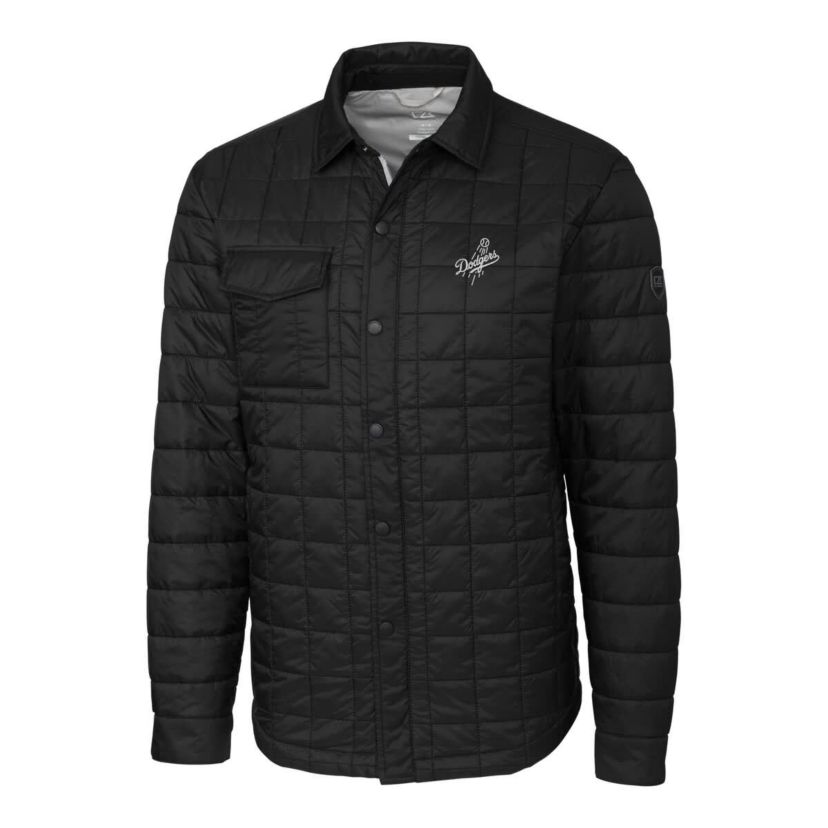 MLB Los Angeles Dodgers Rainier PrimaLoft® Eco Insulated Quilted Full-Zip Shirt Jacket