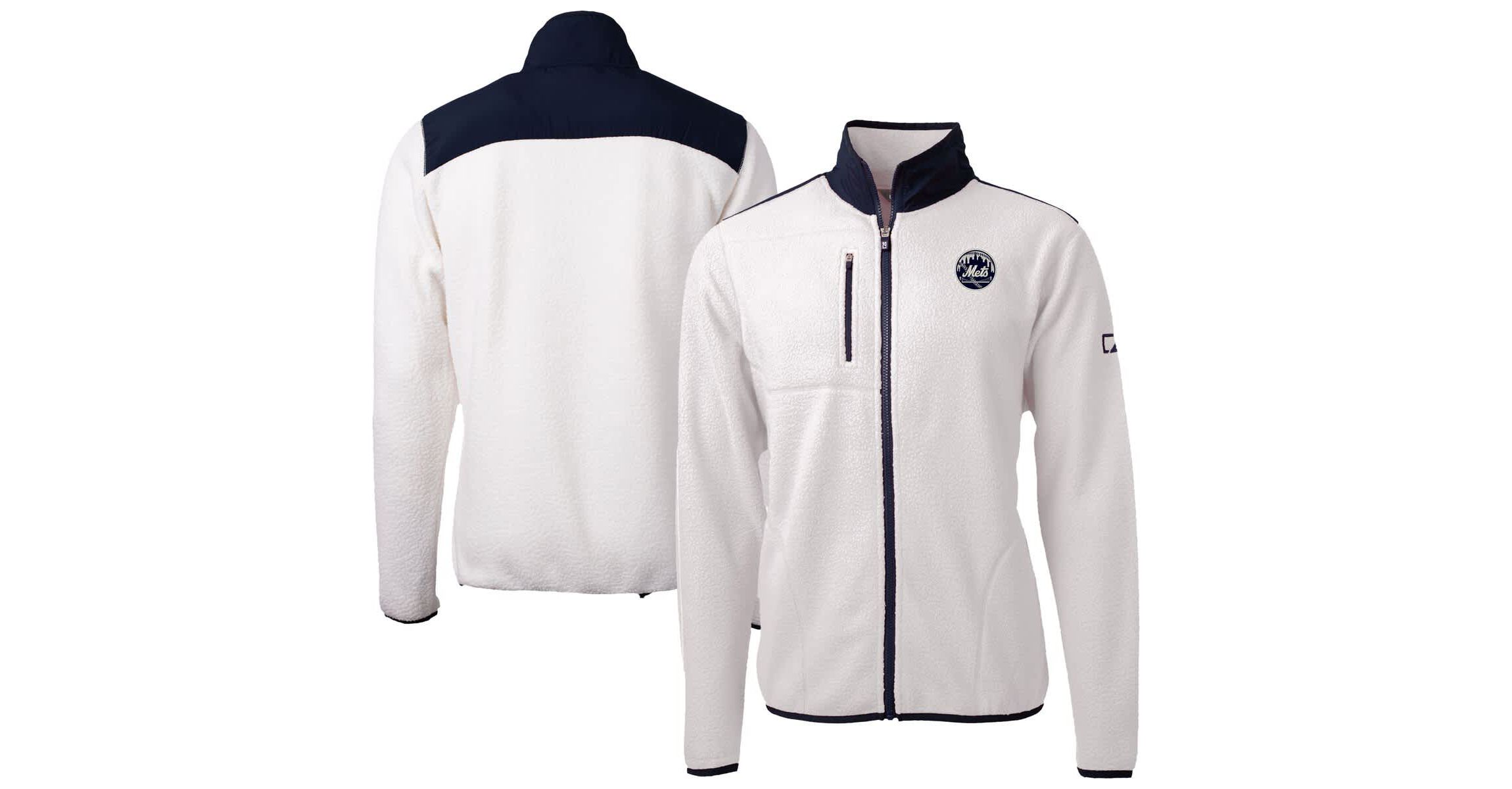 MLB New York Mets Cascade Eco Sherpa Fleece Full-Zip Jacket