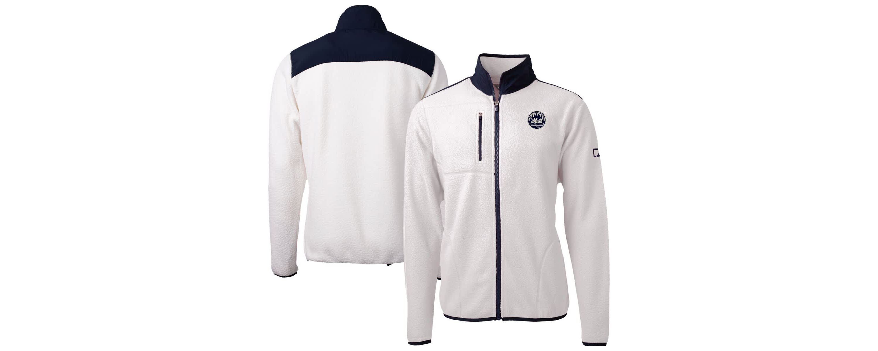 MLB New York Mets Cascade Eco Sherpa Fleece Full-Zip Jacket