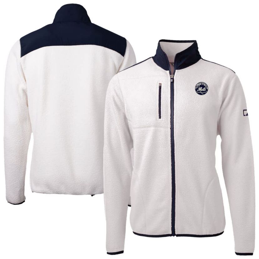 MLB New York Mets Cascade Eco Sherpa Fleece Full-Zip Jacket