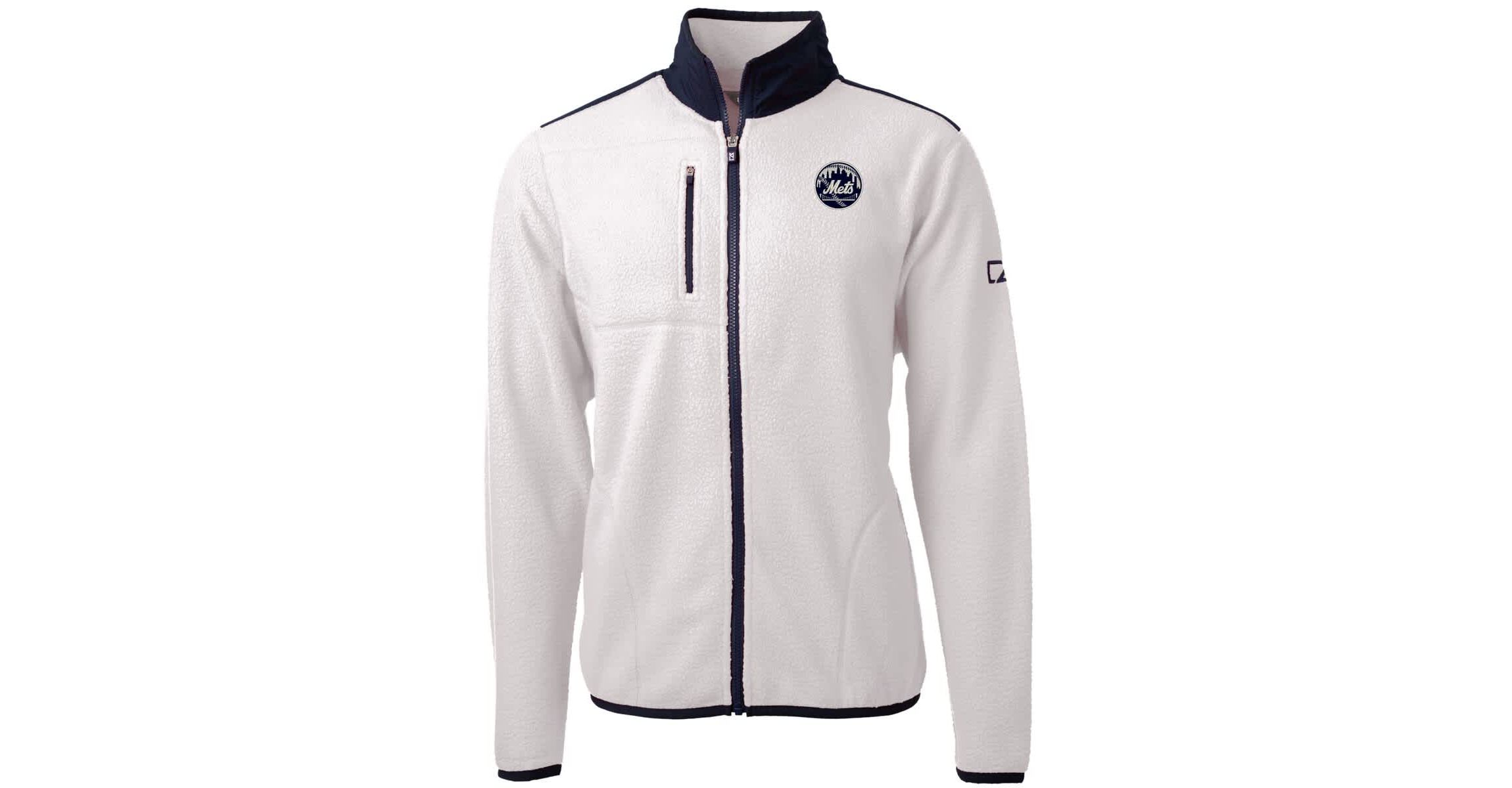 MLB New York Mets Cascade Eco Sherpa Fleece Full-Zip Jacket