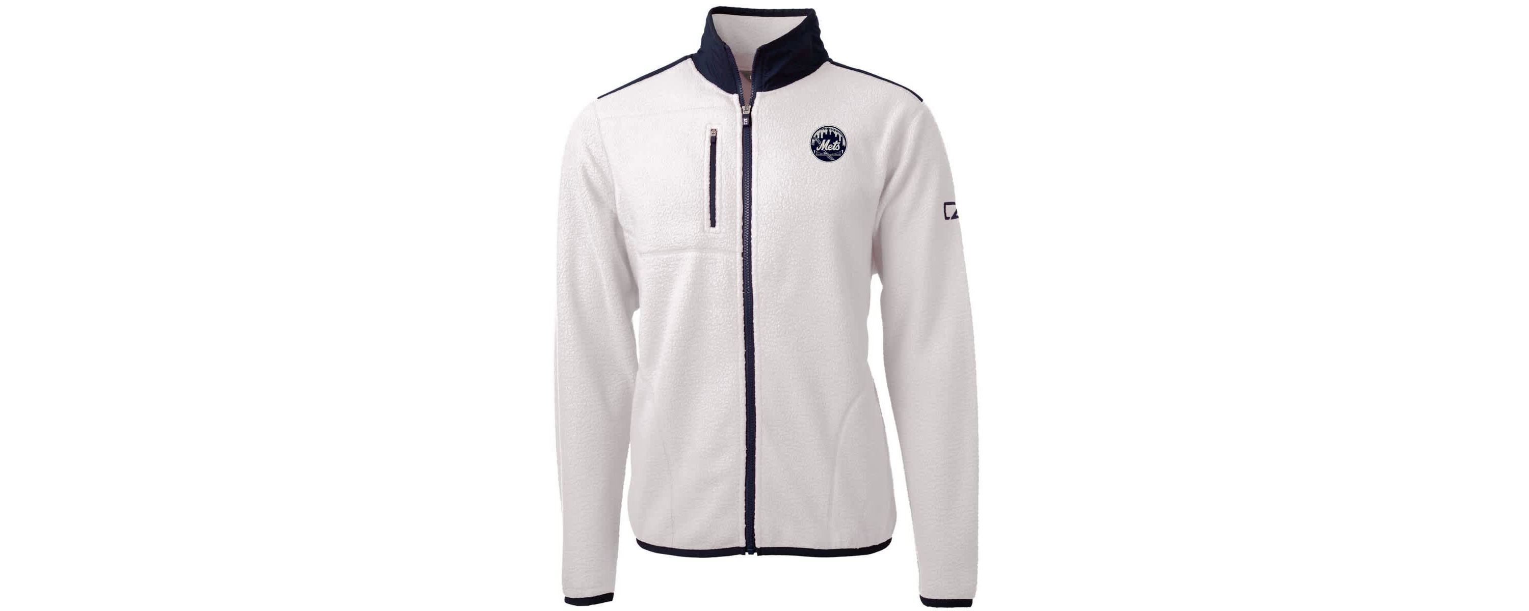 MLB New York Mets Cascade Eco Sherpa Fleece Full-Zip Jacket