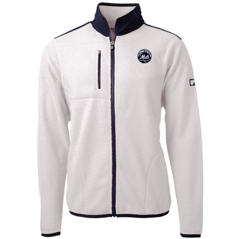 MLB New York Mets Cascade Eco Sherpa Fleece Full-Zip Jacket