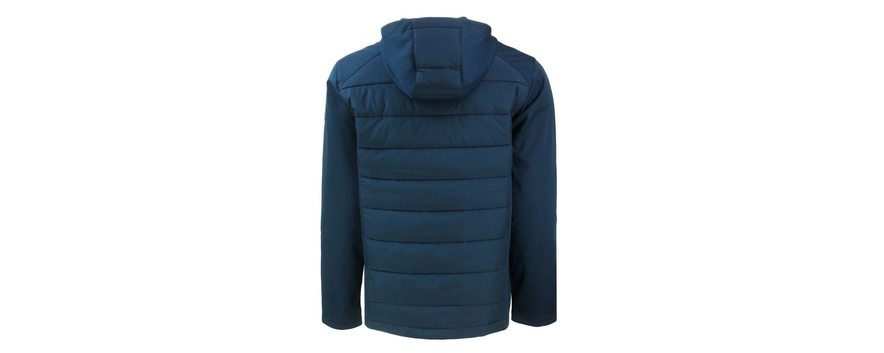 MLB Los Angeles Dodgers Evoke Hybrid Eco Softshell Recycled Full-Zip Hooded Jacket