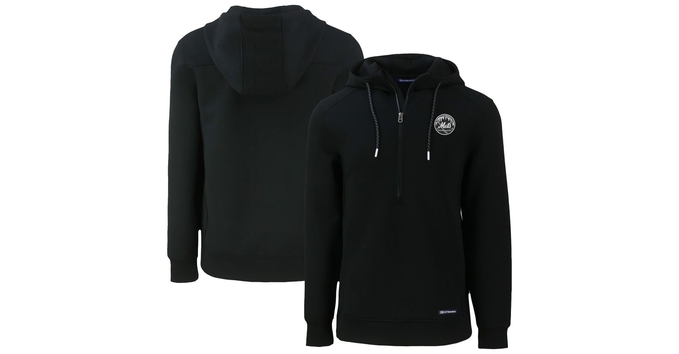 MLB New York Mets Roam Eco Recycled Tri-Blend Half-Zip Hoodie
