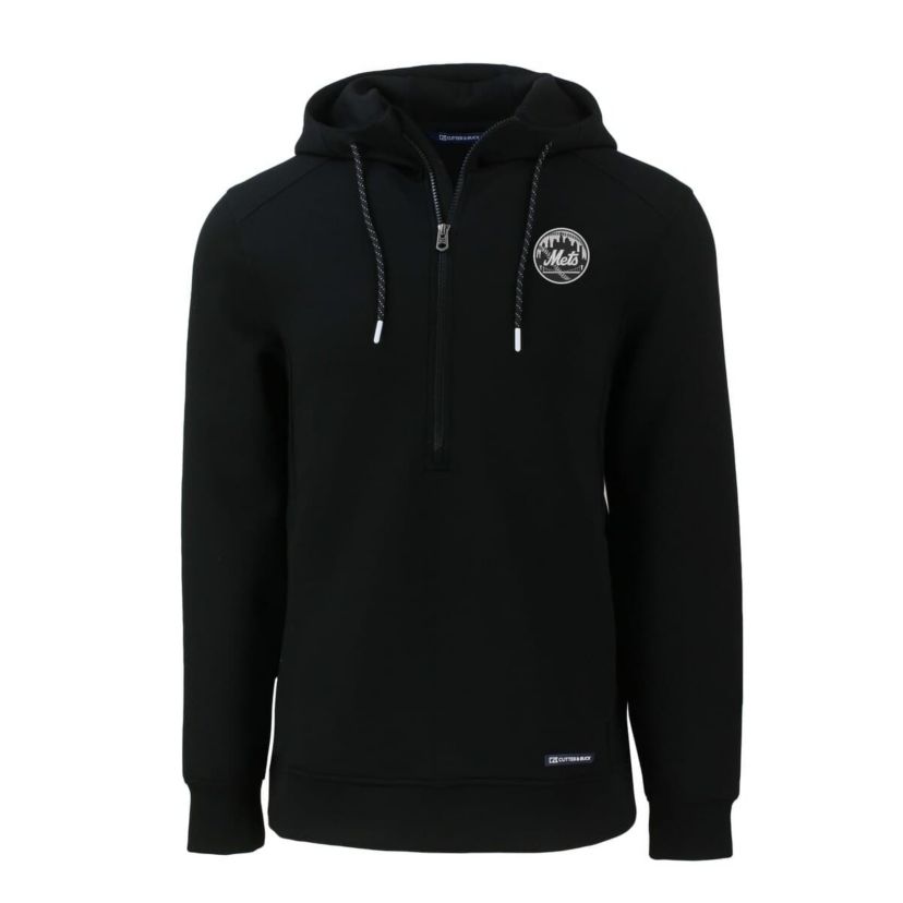 MLB New York Mets Roam Eco Recycled Tri-Blend Half-Zip Hoodie
