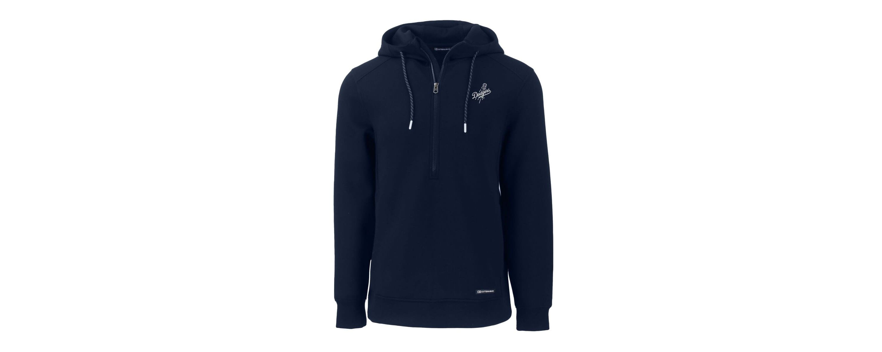MLB Los Angeles Dodgers Roam Eco Recycled Tri-Blend Half-Zip Hoodie