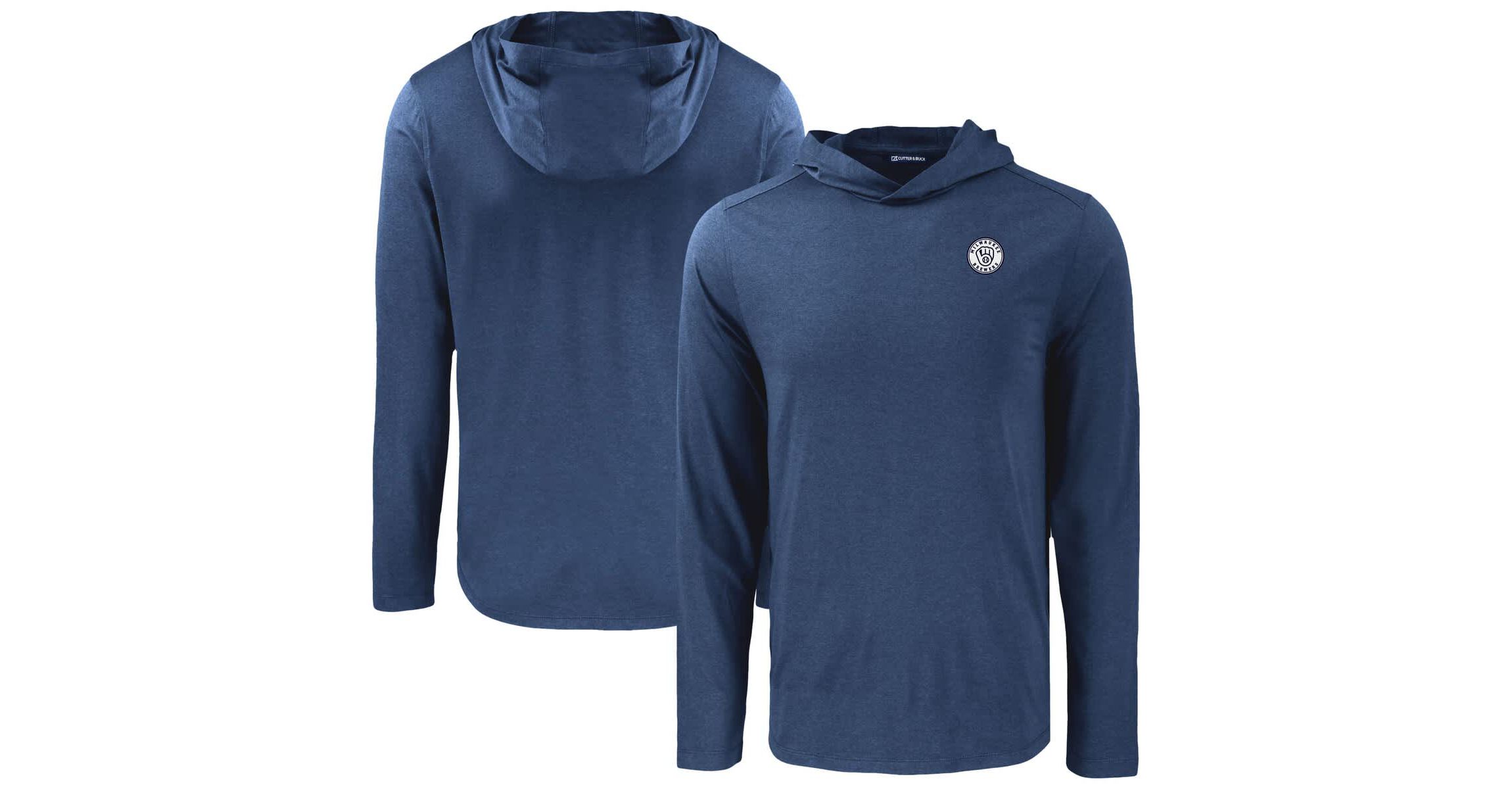MLB Milwaukee Brewers Coastline Epic Comfort Eco Recycled Hoodie T-Shirt