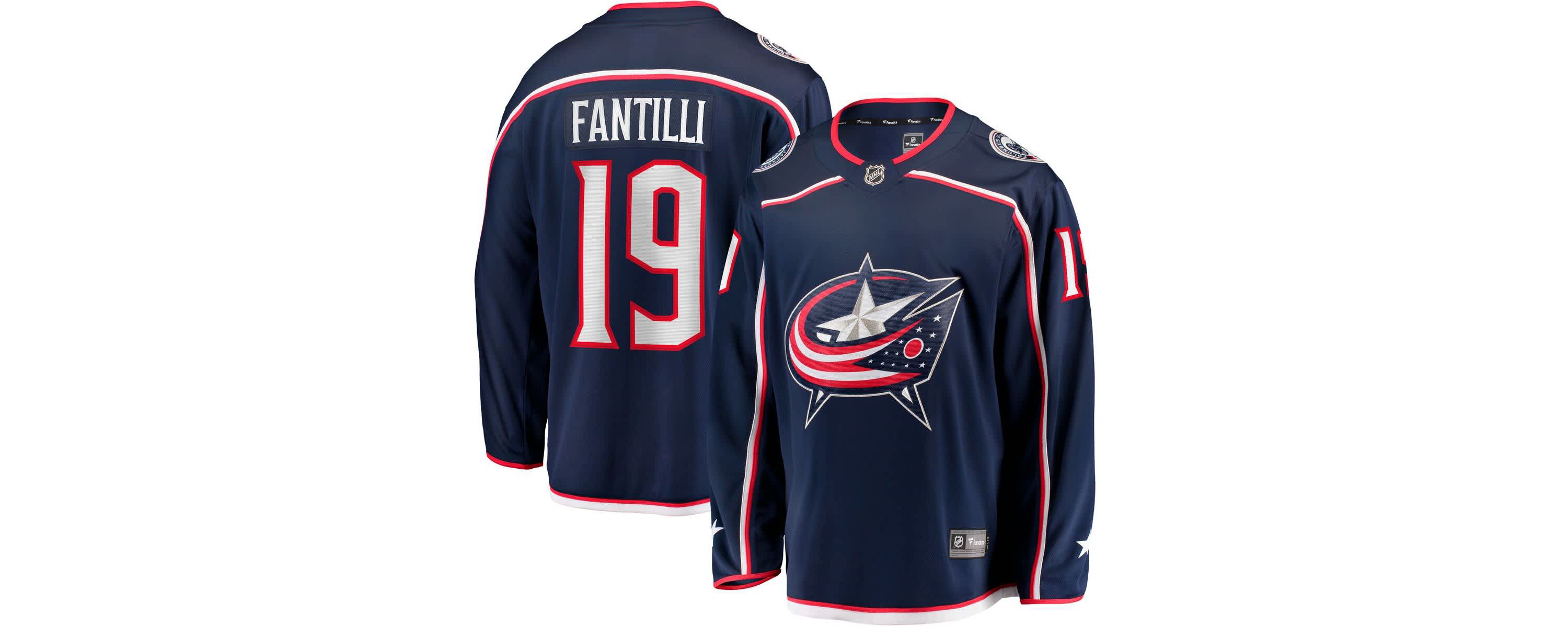 NHL Fanatics Adam Fantilli Columbus Jackets Home Premier Breakaway Player Jersey