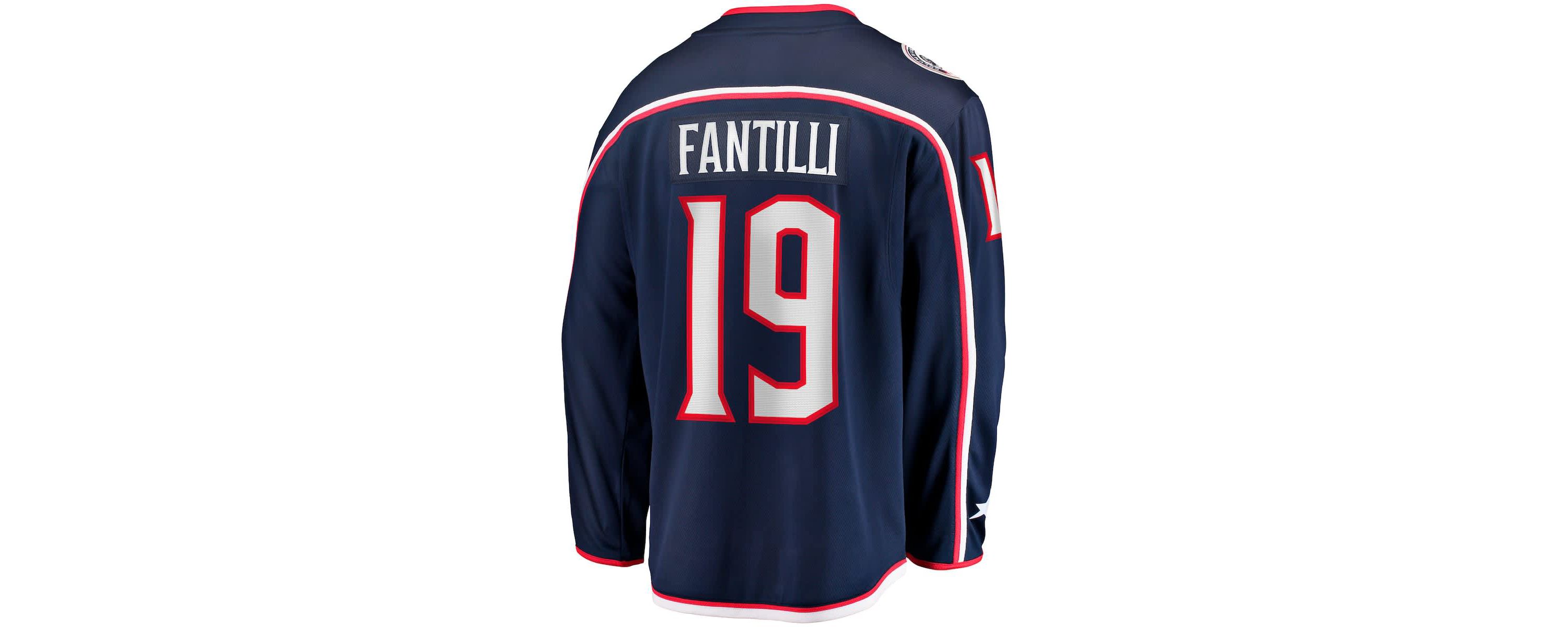 NHL Fanatics Adam Fantilli Columbus Jackets Home Premier Breakaway Player Jersey