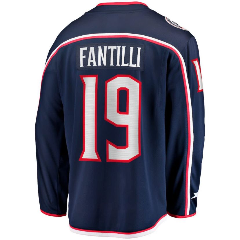 NHL Fanatics Adam Fantilli Columbus Jackets Home Premier Breakaway Player Jersey