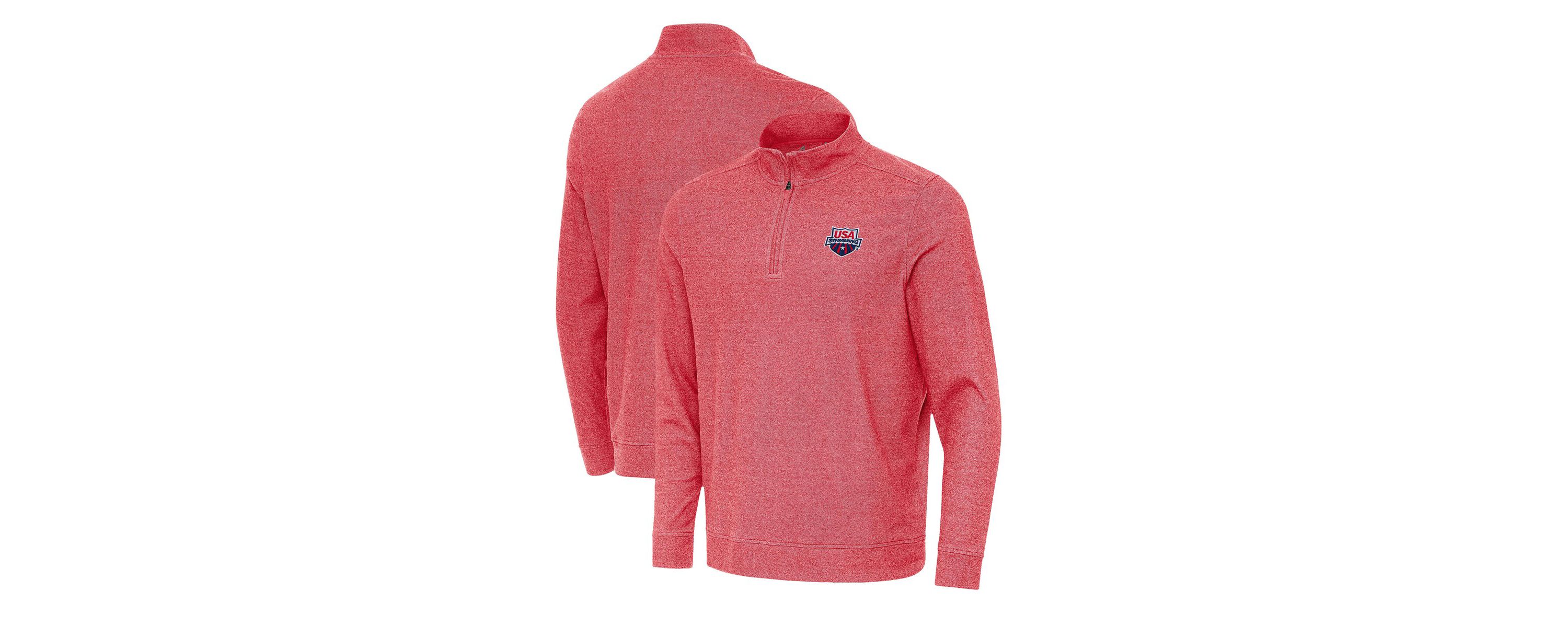 Olympics USA Swimming Subtle Quarter-Zip Pullover Top