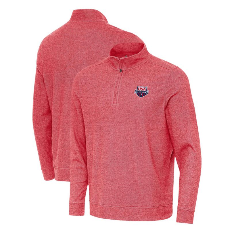 Olympics USA Swimming Subtle Quarter-Zip Pullover Top