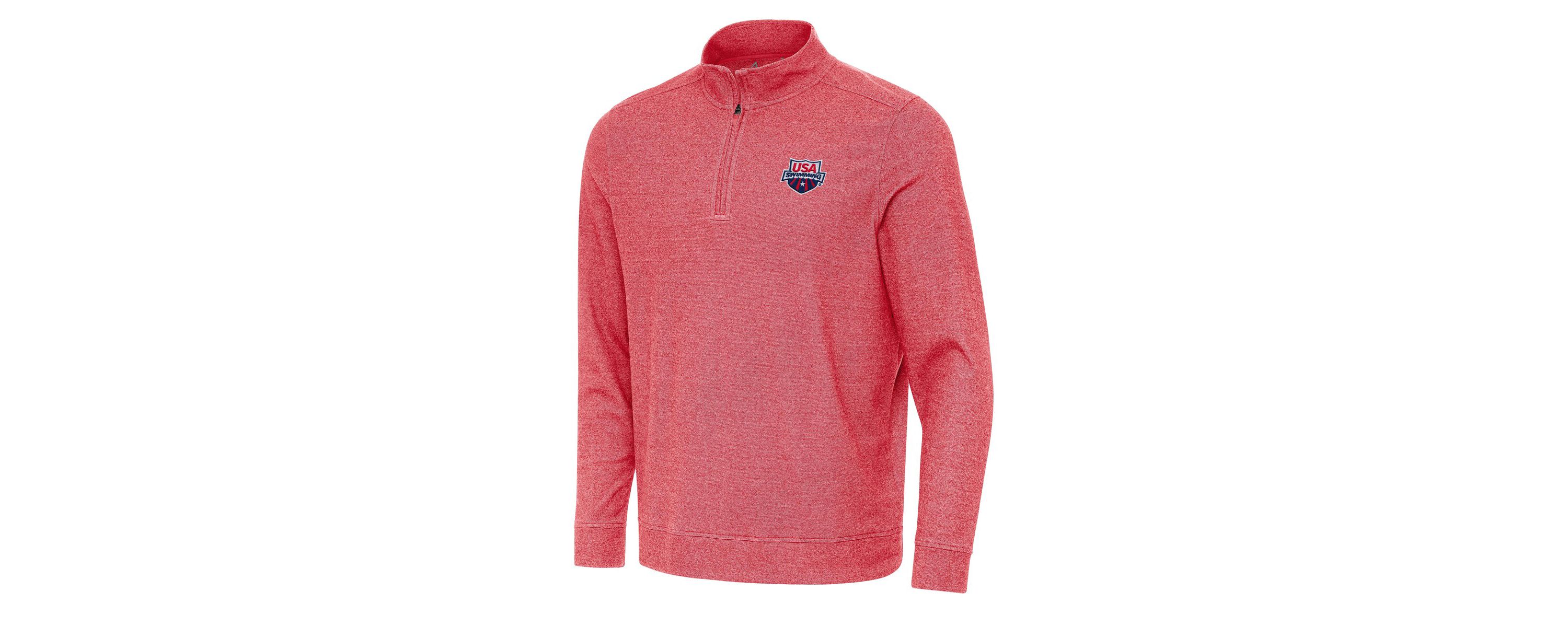 Olympics USA Swimming Subtle Quarter-Zip Pullover Top