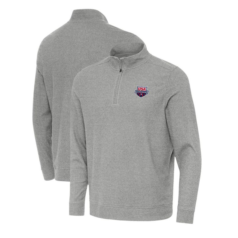 Olympics USA Swimming Subtle Quarter-Zip Pullover Top