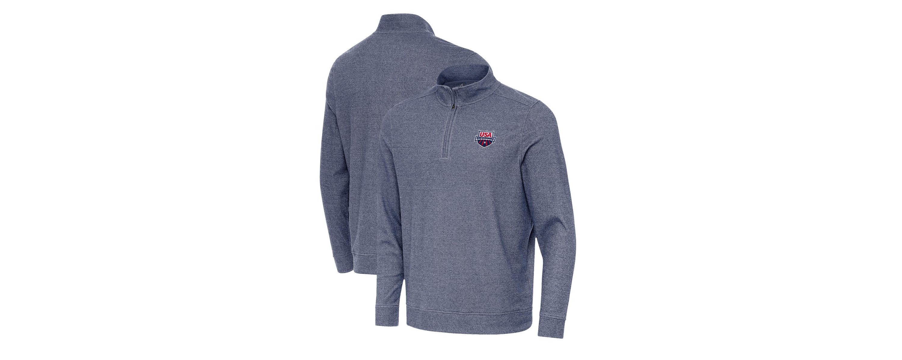 Olympics USA Swimming Subtle Quarter-Zip Pullover Top