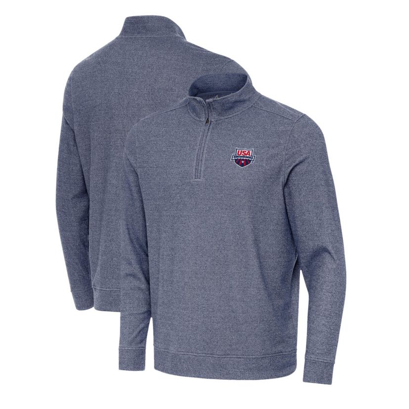 Olympics USA Swimming Subtle Quarter-Zip Pullover Top