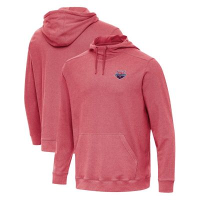 Antigua Men's Olympics USA Swimming Cloud Pullover Hoodie, Red, 3XL