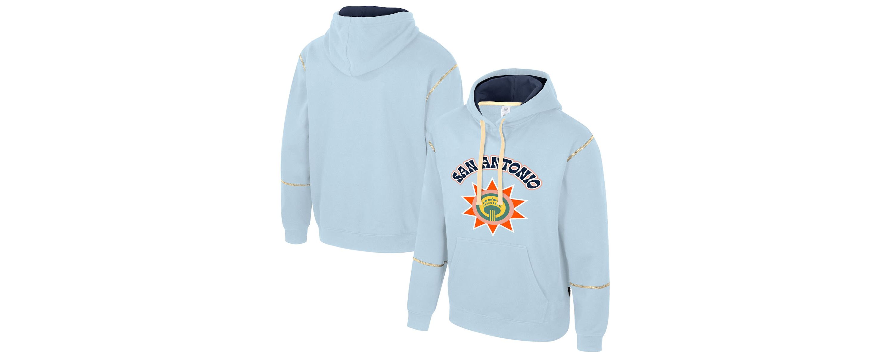 NBA Unisex Light San Antonio Spurs 2024/25 City Edition Monument Pullover Hoodie