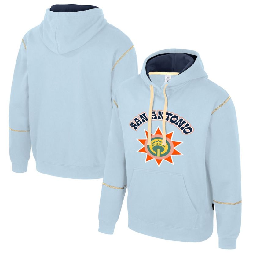 NBA Unisex Light San Antonio Spurs 2024/25 City Edition Monument Pullover Hoodie