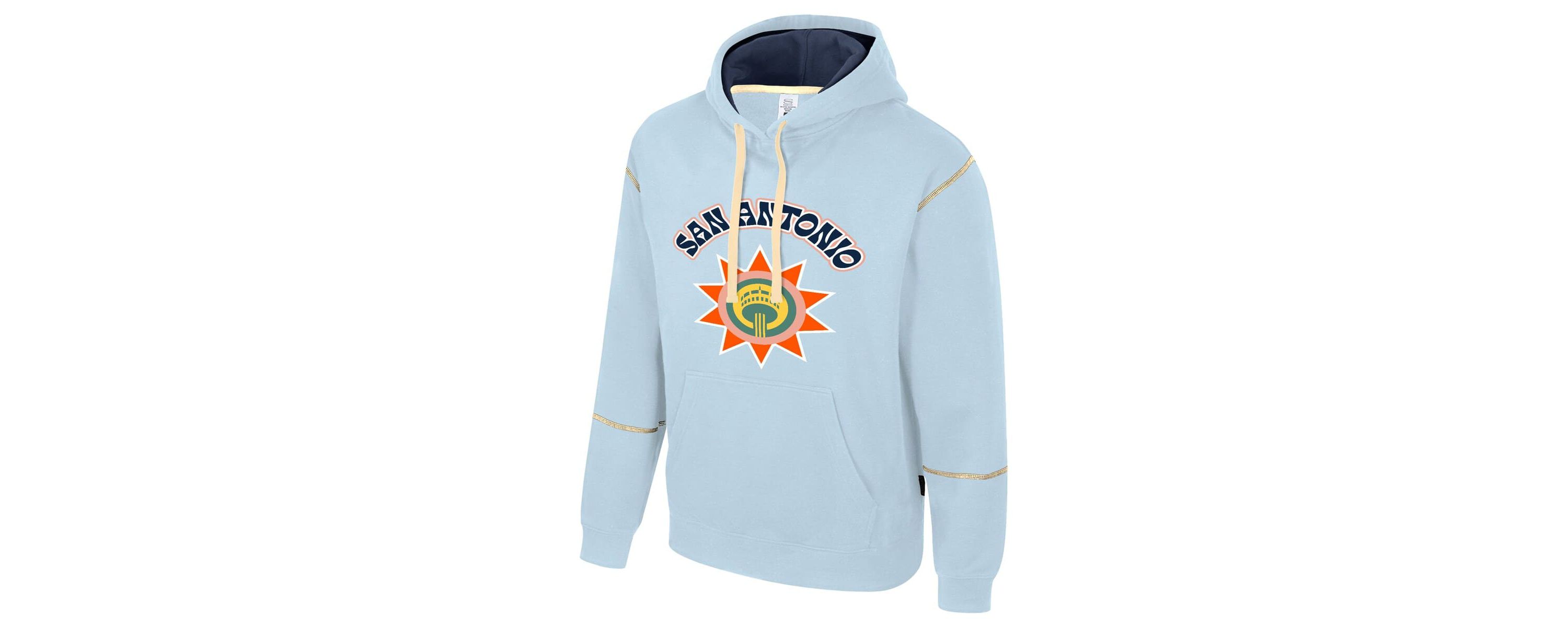NBA Unisex Light San Antonio Spurs 2024/25 City Edition Monument Pullover Hoodie