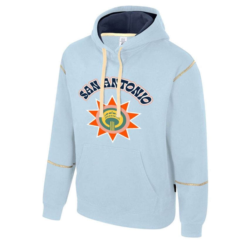 NBA Unisex Light San Antonio Spurs 2024/25 City Edition Monument Pullover Hoodie