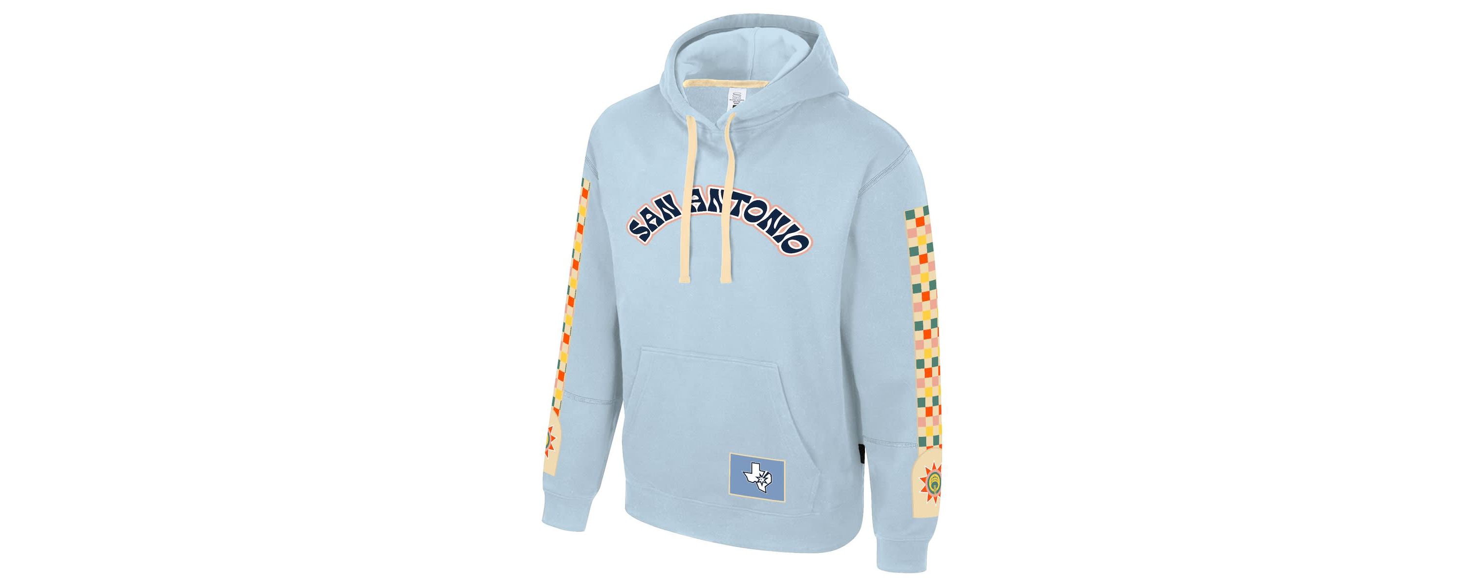 NBA Unisex Light San Antonio Spurs 2024/25 City Edition Star Pullover Hoodie