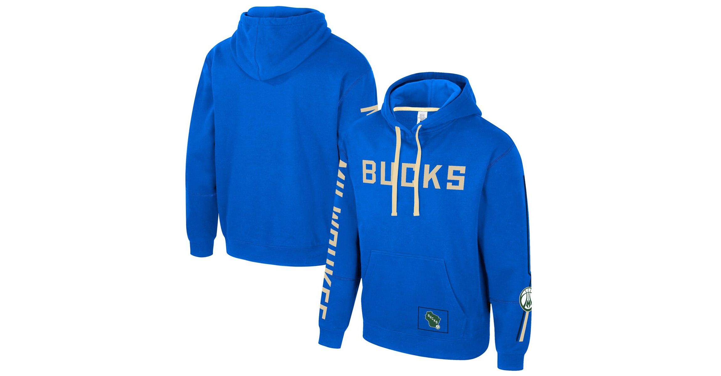 NBA Unisex Milwaukee Bucks 2024/25 City Edition Star Pullover Hoodie