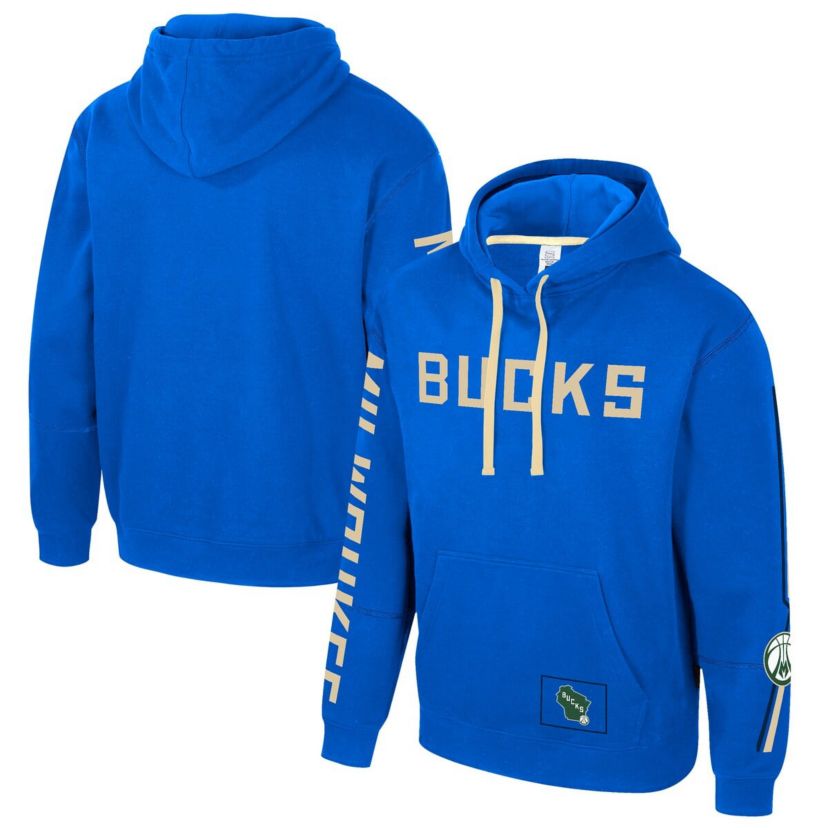NBA Unisex Milwaukee Bucks 2024/25 City Edition Star Pullover Hoodie