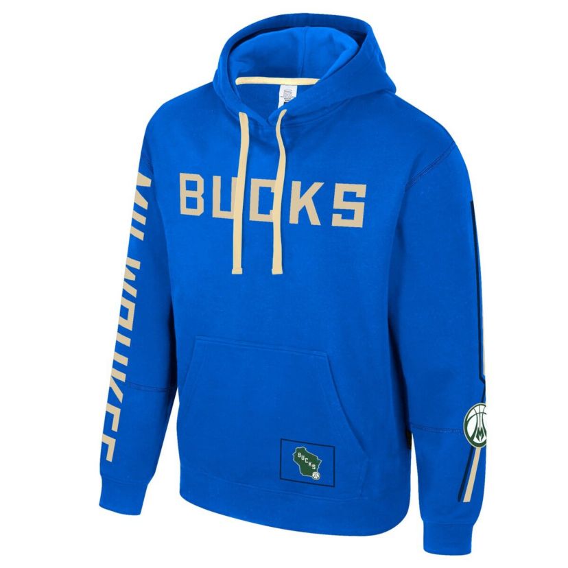 NBA Unisex Milwaukee Bucks 2024/25 City Edition Star Pullover Hoodie